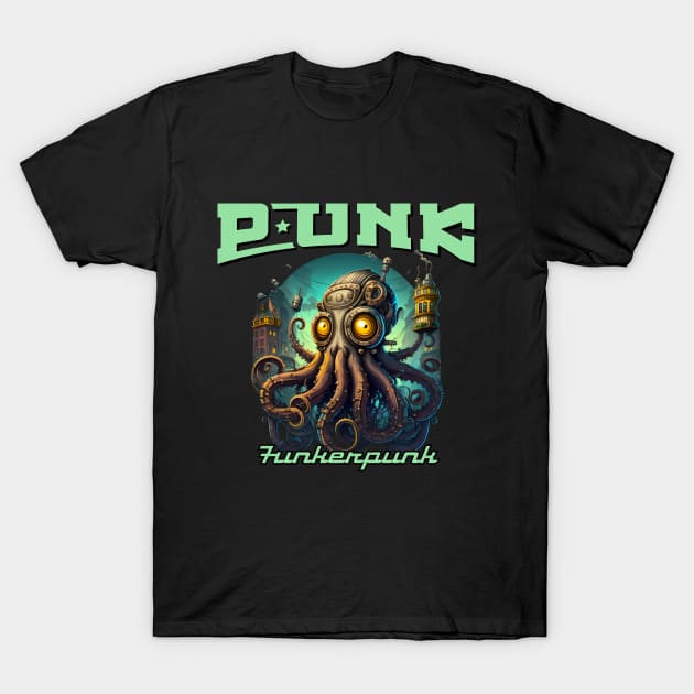 PUNK Metal Octopus T-Shirt by Fuckinuts